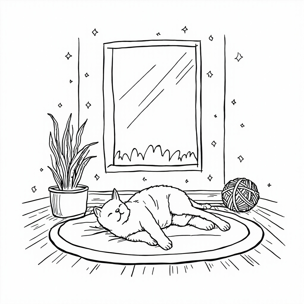 Cat napping in a sunbeam — Cat Moments pack cover